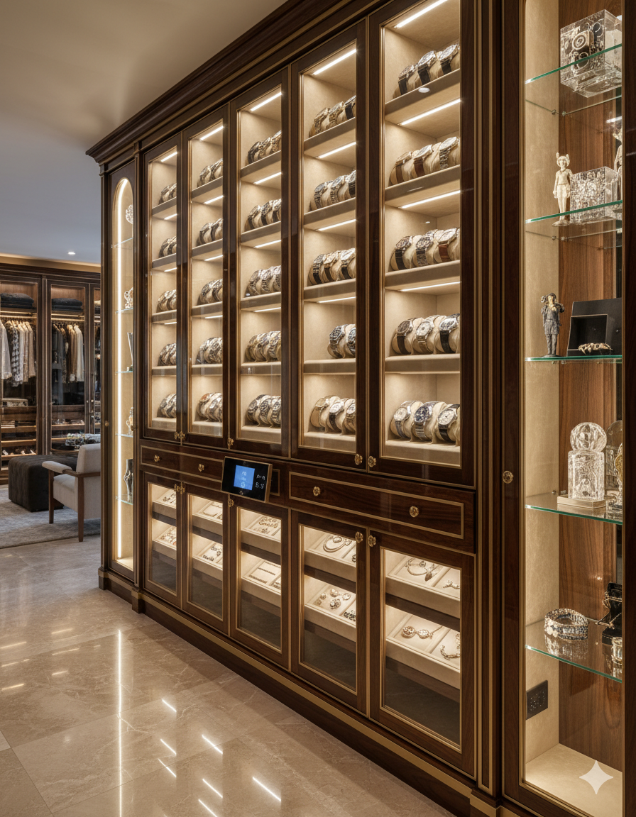 VIP Saat & Takı Koleksiyoner Dolabı